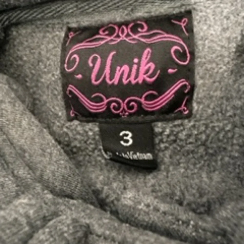 Unik size 3 gray jacket